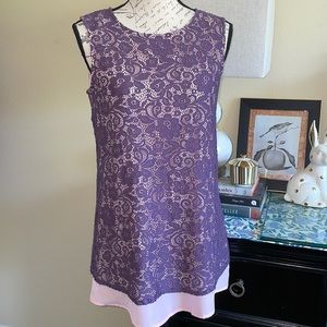 Signature Collection Lace Tunic Blouse
